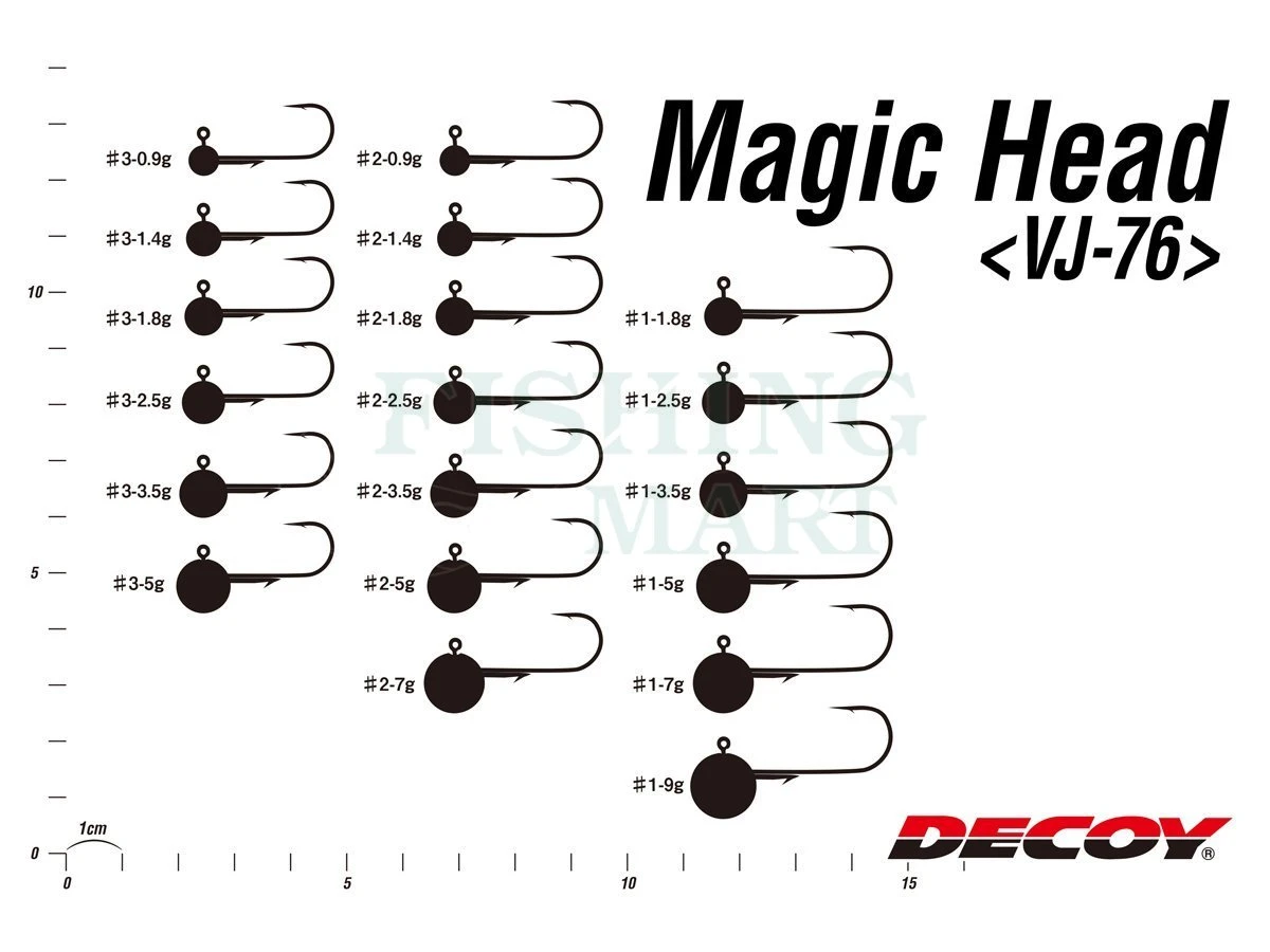 Decoy Główki VJ-76 Magic Head 4 Decoy Główki VJ-76 Magic Head - obrazek 2