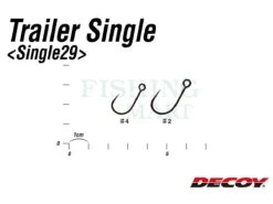 Fishing Mart -Fishing Mart haczyki single29 trailer single cm