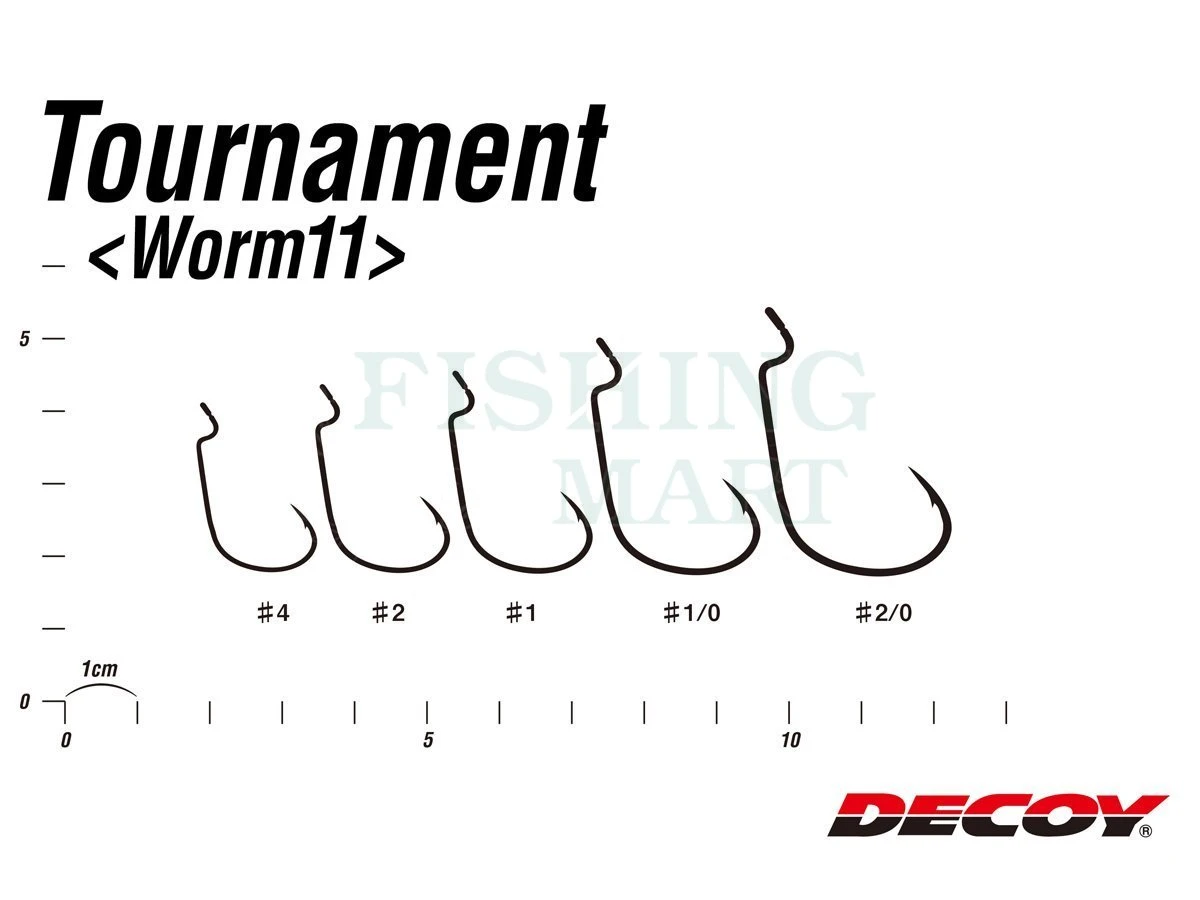 Decoy Haczyki Tournament Worm 11 4 Decoy Haczyki Tournament Worm 11 - obrazek 2