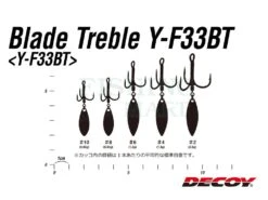 Decoy Kotwiczki Blade Treble Y-F33BT -Fishing Mart kotwice blade treble y f33bt dy