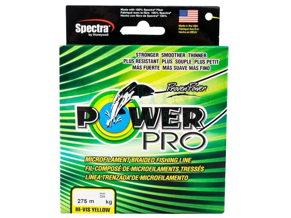 Power Pro Plecionki PowerPro Hi-Vis Yellow 4 Power Pro Plecionki PowerPro Hi-Vis Yellow - obrazek 2