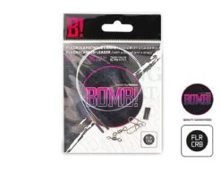 Przypony Fluorocarbonowe BOMB! Z Krętlikiem I Agrafką